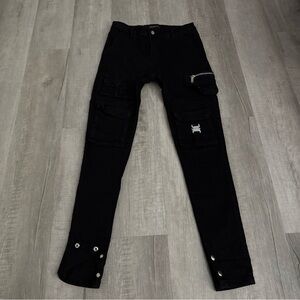 Hood Couture Haute Couture Men's Slim Black Jeans